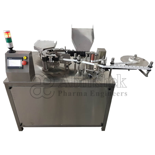 Ampoule sticker labeling machine