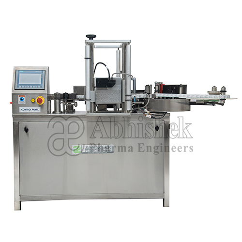 Ampoule sticker labeling machine supplier in Ahmedabad